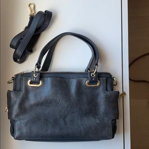 Vince Camuto Navy Leather Bag